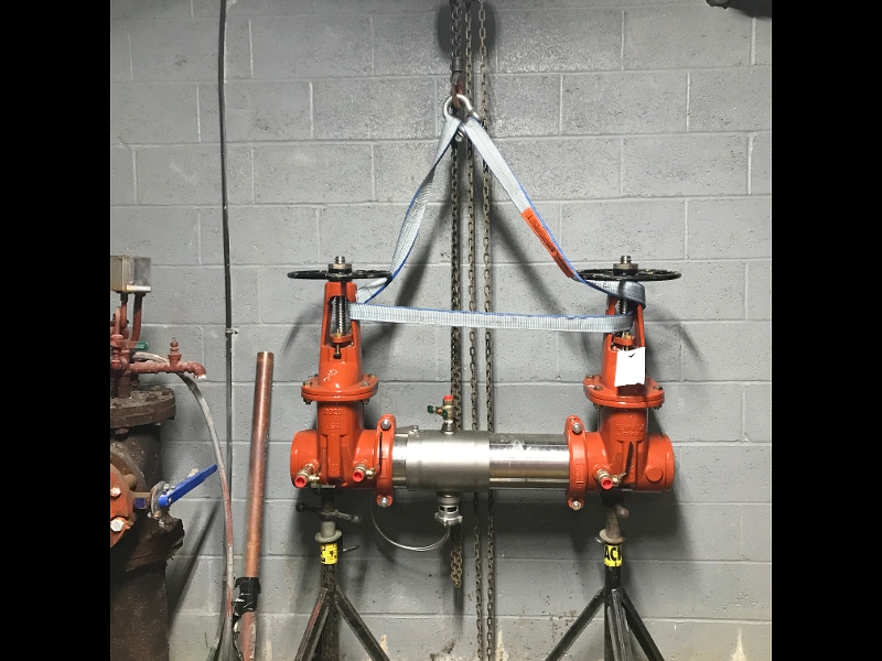 6 inch and up roll groove piping